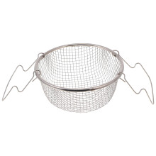 Eease Stainless Steel Deep Fry Basket French Fries Culinary Mesh Round Baskets 18cm