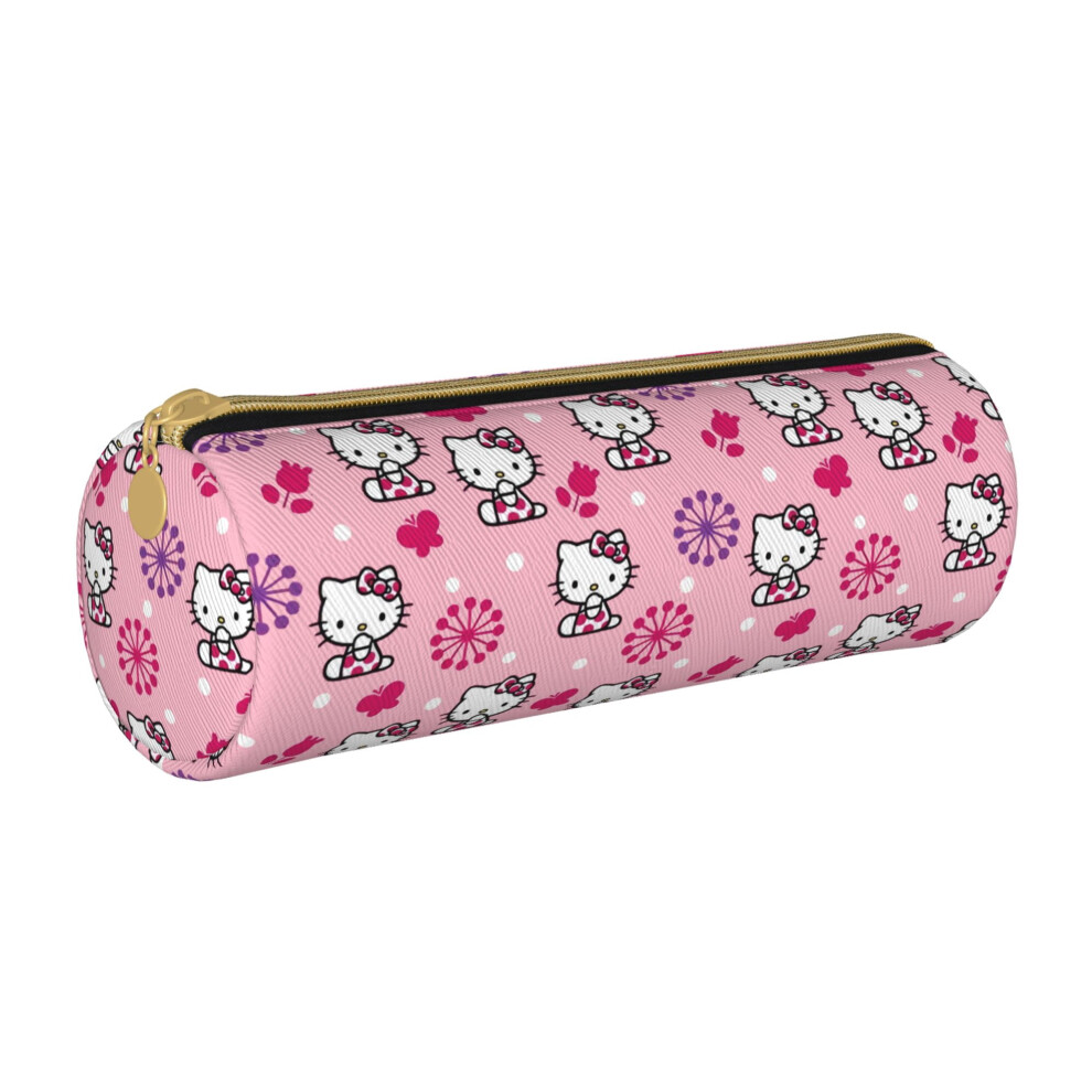 Grain Hello Kitty Pencil Case Large Capacity Pencil Bag Zippers Pen Bag With Compartments Multifunction Makeup Bag For Women