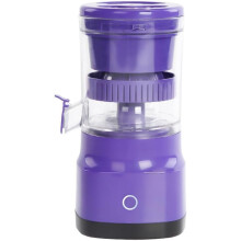 Electric Citrus Juicer USB Rechargeable for Orange and Lemon, Easy Clean, Purple