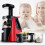 Slow Masticating Juicer with Reverse Function,  Juice Extraction, Easy to Clean, Low Noise 5