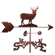 Metal Weather Vane Stainless Steel Rooster, Vintage Farm Scene Wind Vane for Roof or Garden Decor
