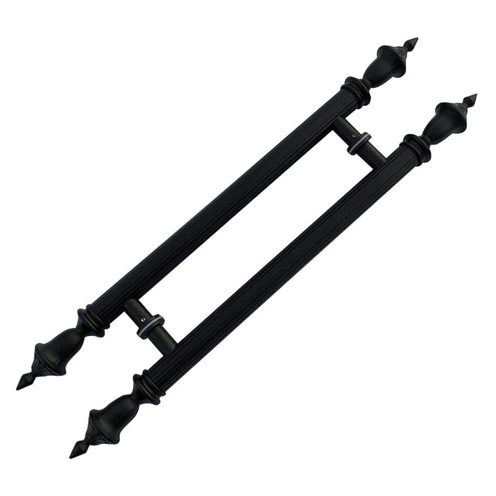 Barn Door Handle Matte Black Double Sided Pull For Wood Glass Metal Doors, 60Cm Rust 9164114653314