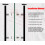 Barn Door Handle Matte Black Double Sided Pull for Wood Glass Metal Doors, 60cm Rust 4