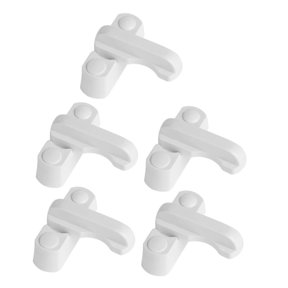 Window Lock 5pcs Child Safety Window Restrictor Durable Zinc Alloy Easy Install for Sliding Windows