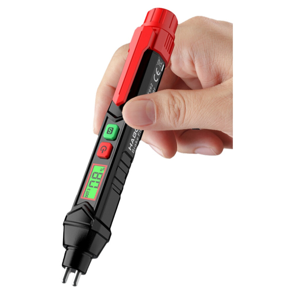 Automotive Diagnostic Test Tool For Brake Maintenance, Brake Fluid Liquid Tester With Sound & Light Dual Alarm, Rapid Water Content Assessment, 9464372430000
