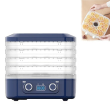 Food Dehydrator and Freeze Dryer with 5 BPA Adjustable Trays, 48H Timer, for Jerky Fruit Snacks
