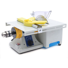 Jewelry Polisher Machine 750W Mini Table Saw Grinder with Dual Wheels and 100cm Flexible Shaft
