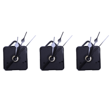 3X Mecanism de ceas DIY, clasic, agățat, cuarț negru, ceas de perete, mecanism de mișcare, piese, instrumente esențiale