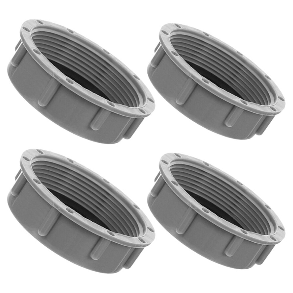 4 Pcs Pipe Caps Blanking Drainer Sewer Plug Set Garbage Disposer Pp 9395123013374
