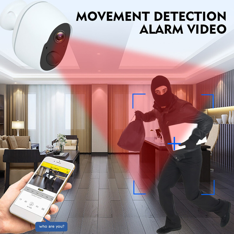 Outdoor Security Camera, Wireless Wifi Surveillance Bullet Camera With Night Vision, Motion Detection & Remote Viewing 9395123013534