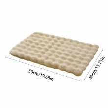 Warm Thickened Fleece Pet Mat, Washable Dog & Cat Sleeping Blanket, Compatible with Crates, for Large, Medium, Small Pets