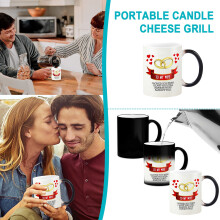 Jacenvly Valentine'S Day Tabletop Decor Clearance Valentine'S Day Thermal Color Change Ceramic Mug Best Holiday Gift Coffee Cup Christmas Decor