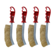 Eease 4pc Grill Brush & Scraper Set - Safe Grill Cleaner Gift for Men