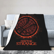 Deka s motivem hotelu Doctor Strange, anime deka do postele, deka na pohovku, ultra měkká fleecová deka do ložnice a obývacího pokoje, 60x50