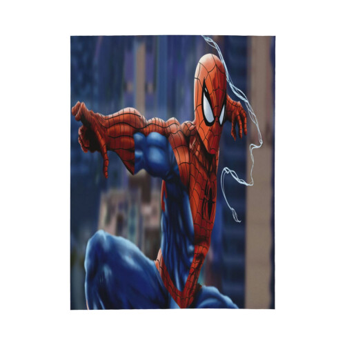 Blaincéad Lomra Spider-Man Braincéad Caithimh Thar a Bhog Cluthar, Gnéithe Leapa do Pháistí - Thar a Bhog 50"X40" 1