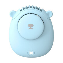 Der tragbare Hängeventilator von Yonrjhukm ist wiederaufladbar, geräuschlos, mit einem 1200-mAh-Akku für lange Akkulaufzeit und ein süßes