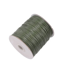 SOFEIYA Colar/Pulseira com Pingente em Cordão Trançado de Couro PU Multicolorido 0,8/1,0/1,2MM, Verde Militar 1,2MM