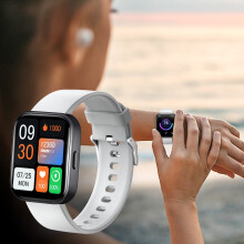 Decorazione da parete Jacenvly per camera da letto compatibile con smartwatch sportivo, schermo HD da 2,0", impermeabile, 60 giorni di standby,