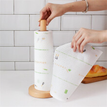 Porta rotolo di carta assorbente in bambù, supporto da appoggio per rotoli da cucina, supporto in legno per rotoli standard, compatibile con il