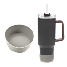 Set de pahare din silicon de 12 oz și 24 oz, set de pahare izolate din silicon, set de fund de pahar din silicon pentru apă.