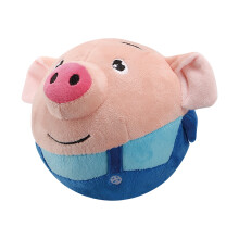 Bola de brinquedo interativa para cães - Coelho saltitante com som, 60 músicas, brinquedo resistente com apito para cães que gostam de mastigar,