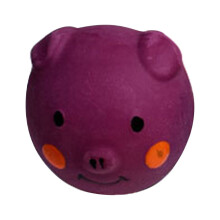 Brinquedo para cães BDYJY com apito e resistência à mastigação, verde, 6 cm