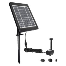 Pompa per fontana ad acqua con pannello solare da 200 l/h per piscina, laghetto, giardino, abbeveratoio per uccelli.