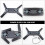 2PCS Ψύκτης Laptop με Πτυσσόμενο Αεριζόμενο Φορητό Υπολογιστή, Υποστήριξη USB για Ψύκτη 6