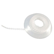 1 rol lange, transparante rubberen ketting voor tandheelkundige toepassingen, geschikt voor orthodontie.
