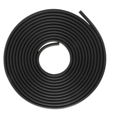 Shexton Manguera de oxígeno, 5m Tubo de Bomba de Aire para Acuario Manguera de oxígeno Acuario de Silicona Suave para pecera(Negro)