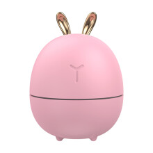 Humidificateur USB lapin mignon pour chambre ou bureau - Petit brumisateur de bureau pour aromathérapie, adorable humidificateur pour bébé