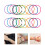 PINXOR Elastisches Silikonarmband, 20-teilig 5