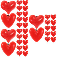 36Pcs inimă Pin Valentine roșu dragoste inimă broșă Pin femei costum accesoriu Decor
