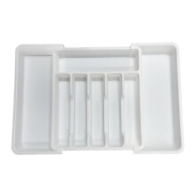 Organisateur de tiroir extensible MERILER pour couverts - Grande capacité, rangement ajustable pour fourchettes, couteaux et plus encore