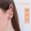 1 par de pendientes tipo ear cuff para mujer 3