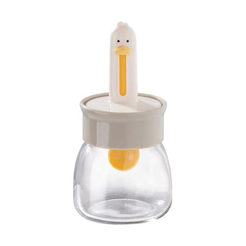 Xubond Kitchen Essentials, Κομψό σετ γυάλινων δοχείων με κουτάλι για οργάνωση κουζίνας, 1
