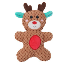 Quietschspielzeug für Hunde, niedliche Plüschtiere der Weihnachtsserie für kleine bis mittelgroße Hunde, Kauspielzeug für Welpen