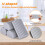 Καθαριστικό ξεσκονόπανου YZhouD2-Pack Magic Sponge, συμβατό με σοβατεπί, στόρια, γυαλί, 7