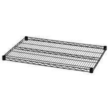 ALESW583624BL Industrial Wire Shelving 36 in. x 24 in. Extra Wire Shelves - Black (2-Piece/Carton)