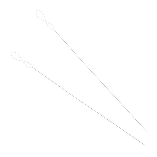 2 Pcs Bead Needle Sewing Needles Sewing Pins Bead Threading Making Tools for Needlework Beads for Jewelry Beaded Needle