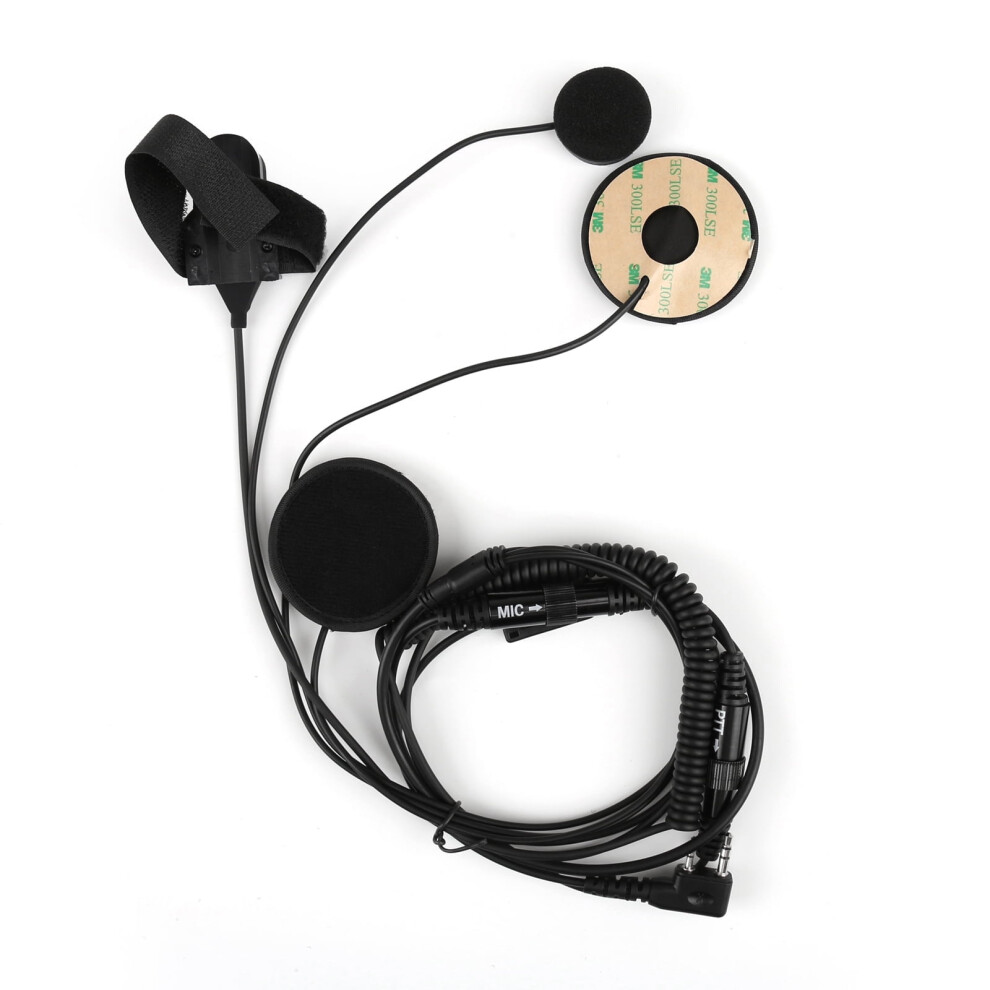 1X Helmet Tactical Motorcycle Race Headset Ptt For Kenwood Baofeng Two Way Radio 9110895213582