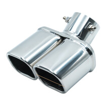 Car Modified Exhaust Pipe Outlet Stainless Steel Exhaust Pipe Modified Tailpipe Cover Decoration Tailpipe Exhaust Cover