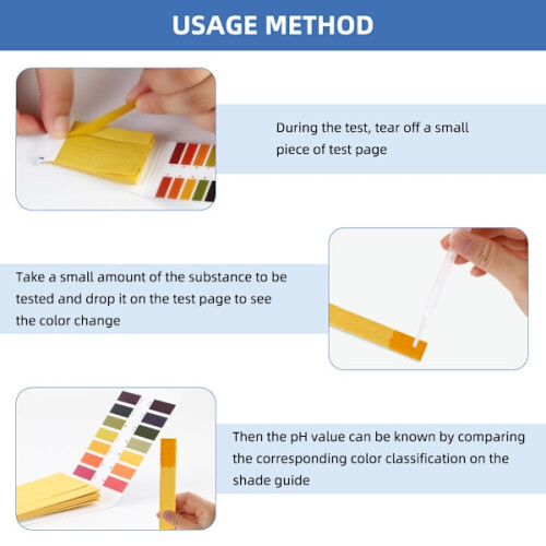 INF Litmus paper for pH test (1-14) 320 test strips 2