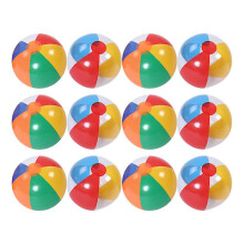 12 Pcs Inflatable Beach Balls Outdoor Swimming Pool Play Ball Toy For Summer