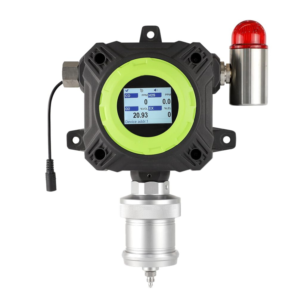 Methane Gas Detector With Rs485, Fixed Ch4 Leak Alarm, Realtime Monitoring, Audible Visual Alert 9164114654151
