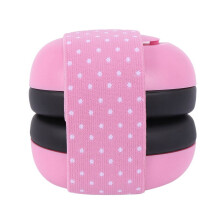 1 Pair Baby Anti-noise Earmuffs Elastic Strap Ear Protection Soundproof Hearing Headphone Protector-Pink