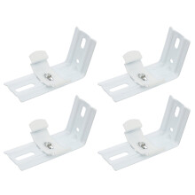 Bracket Curtain Support Ceiling Drapes Decorations Blinds for Windows Brackets Holder 4 Pcs