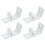 Bracket Curtain Support Ceiling Drapes Decorations Blinds for Windows Brackets Holder 4 Pcs 1