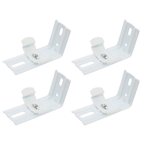 Bracket Curtain Support Ceiling Drapes Decorations Blinds for Windows Brackets Holder 4 Pcs