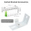 Bracket Curtain Support Ceiling Drapes Decorations Blinds for Windows Brackets Holder 4 Pcs 2
